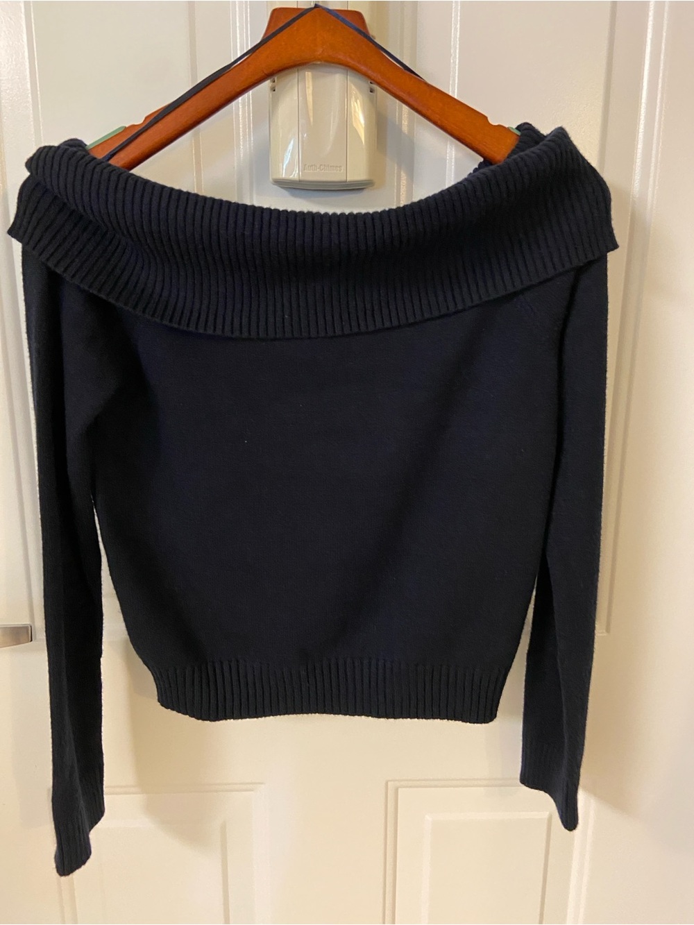 💙Dark Navy Off The Shoulder Sweater💙